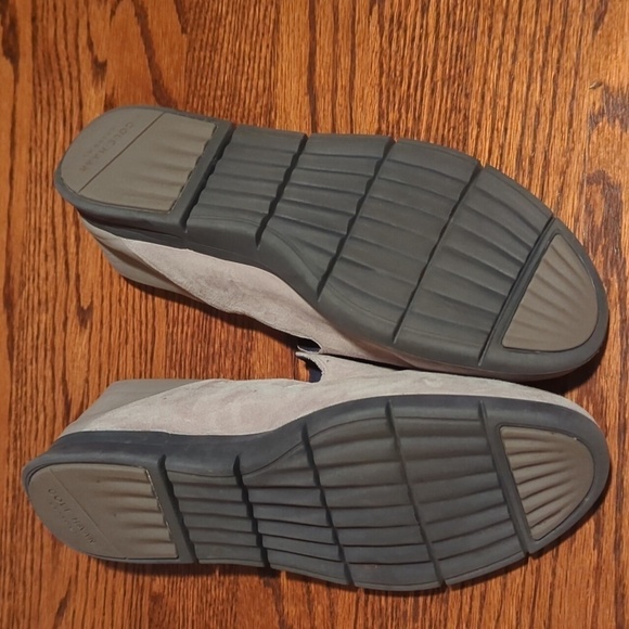 Cole Haan Grand Shoes  Horizon Slip On Loafers comfy Gray Suede Casuals sz 10.5 - Picture 6 of 10